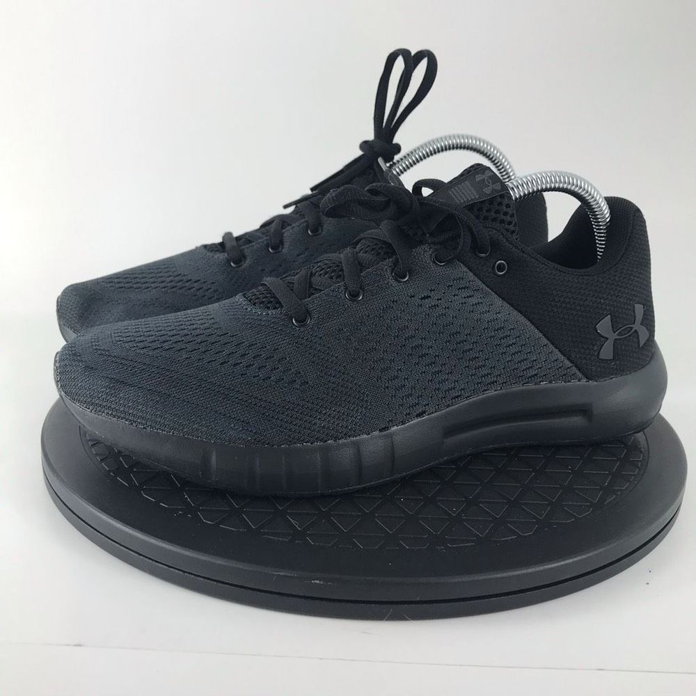 Under Armour Micro G Pursuit Black Running Shoes 30000011-104 Men’s Size 8